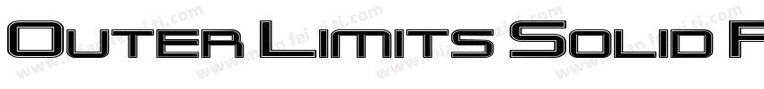 Outer Limits Solid Regular字体转换